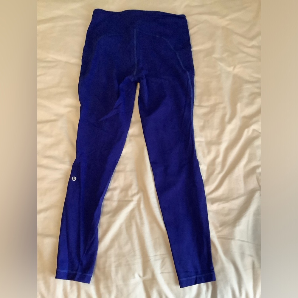 Lululemon Wunder Under Train 25” w/ Pockets Larkspur Size 10 Excellent Condition